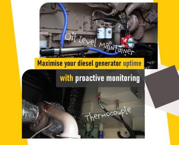 Maximise your diesel generator uptime with proactive monitoring