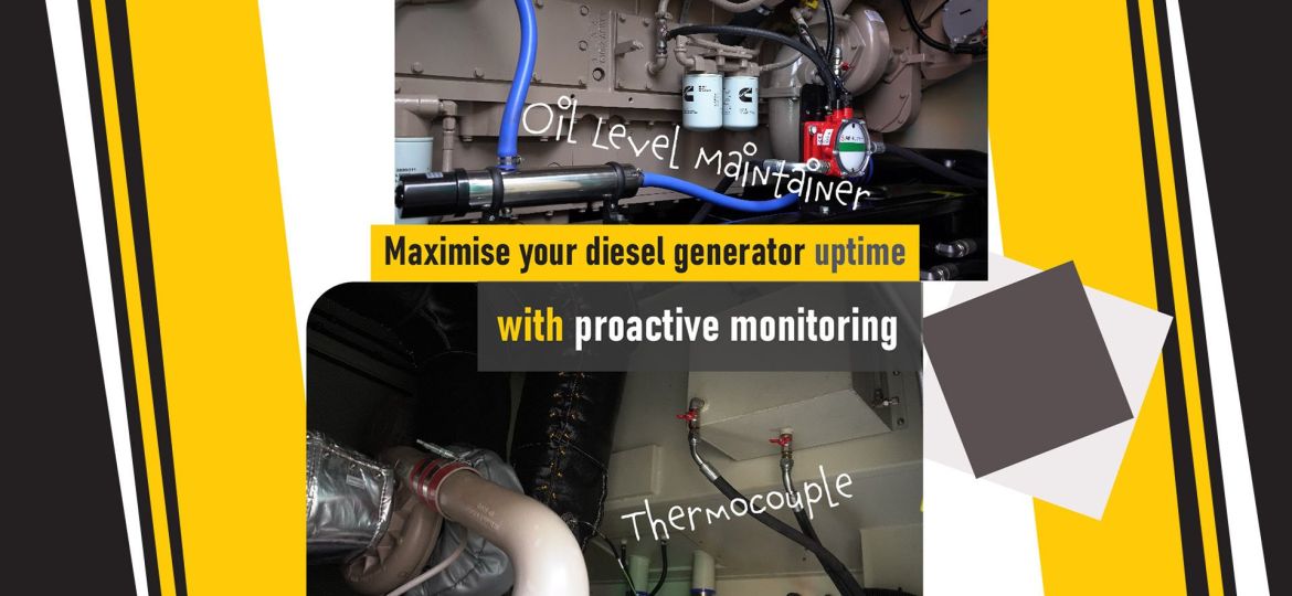 Maximise your diesel generator uptime with proactive monitoring