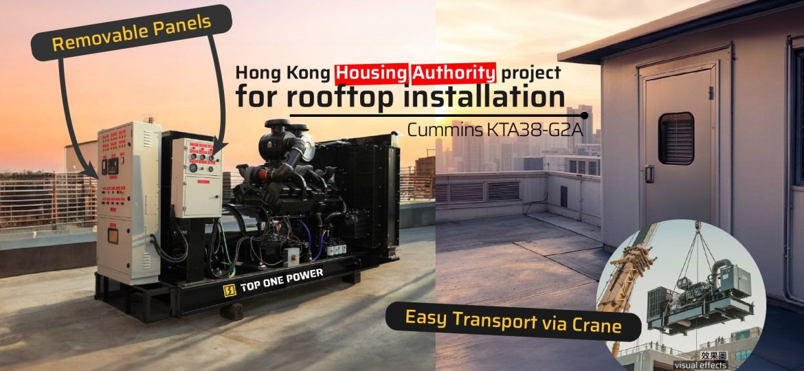 From Transport to Operation Tailored Diesel Generator Design for Hong Kong Housing Authority