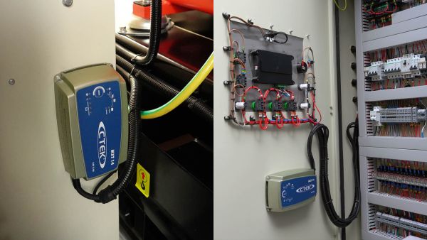 Battery Charger positioning for Easy Access