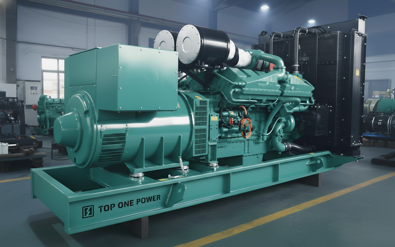 The principle of a diesel generator is to convert the energy released by diesel combustion into electrical power.