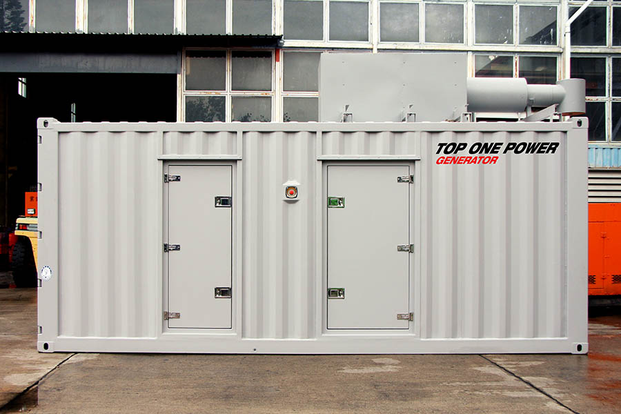 Waterproof Housing Diesel Generator Set Top One Power