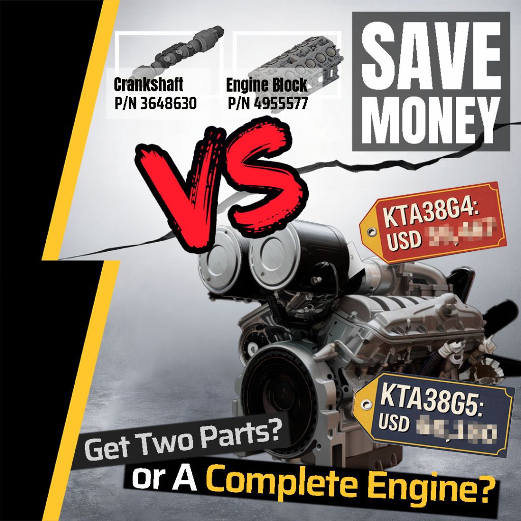 Cummins-KTA38G4-KTA38G5-Engine-Price-Two-Parts-Engine-Block-PN-4955577-Crankshaft-PN-3648630