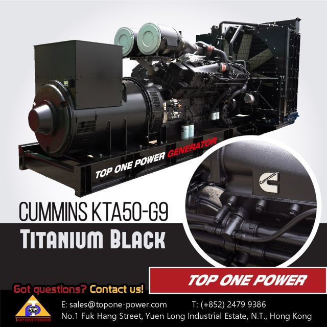 Cummins KTA50-G9 Titanium Black