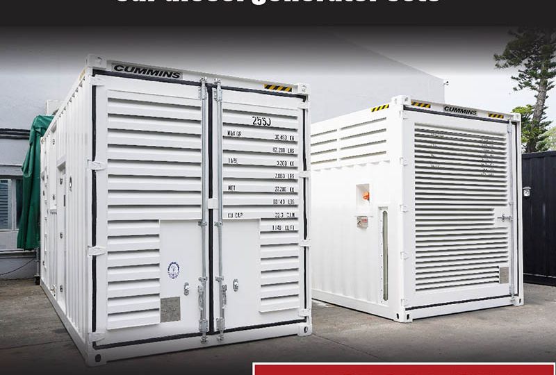 Different door designs in our diesel generator sets