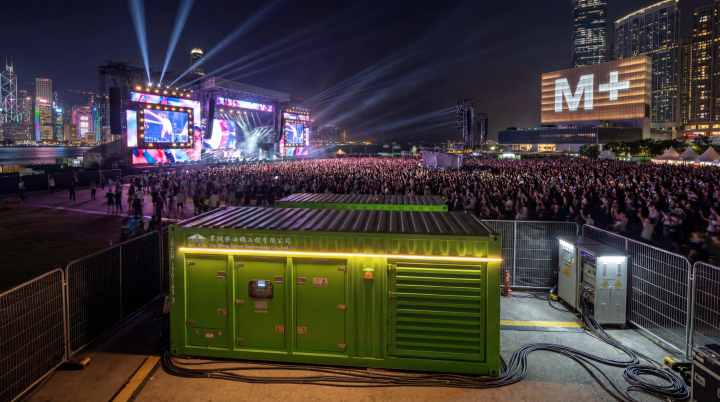 Generator Set Concerts Outdoor Concert Power Supply Guide: Audio Power Methods and Electrical ...