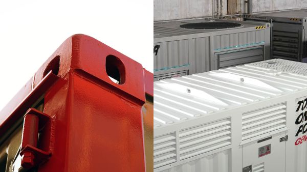 Corner Fitting Protrudes for Durability in Transit