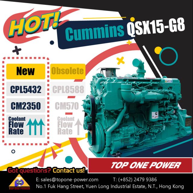 Cummins QSX15-G8 engines