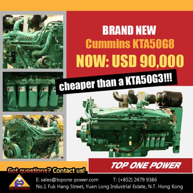 BRAND NEW Cummins KTA50G8