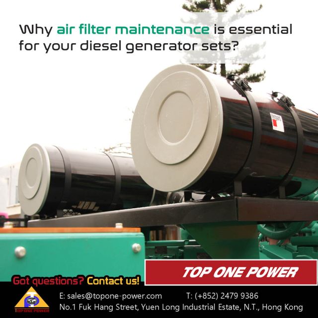 Why air filter maintenance is essential for your diesel generator sets?